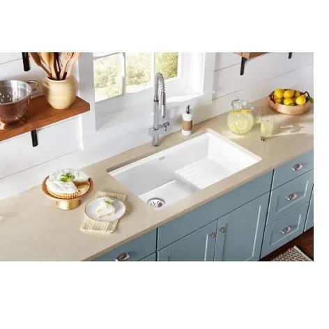 Elkay ELXUDB3620BGRT0 35-7/8" Undermount Single Basin Quartz Composite Kitchen Sink - MSRP $573