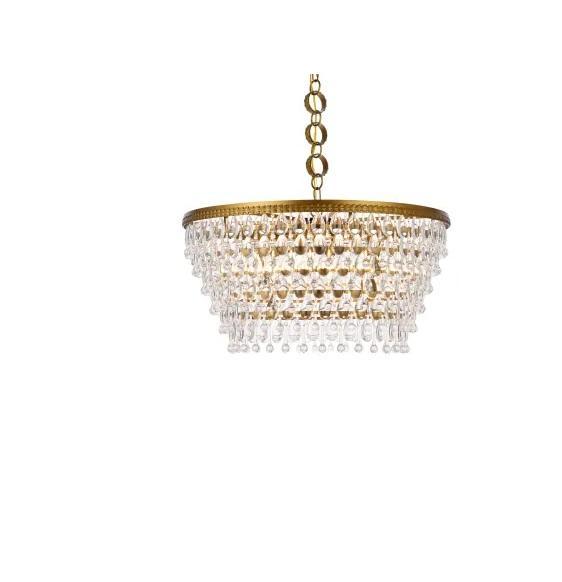 Elegant Lighting 1219D28BR/RC Chandelier - MSRP $1,116