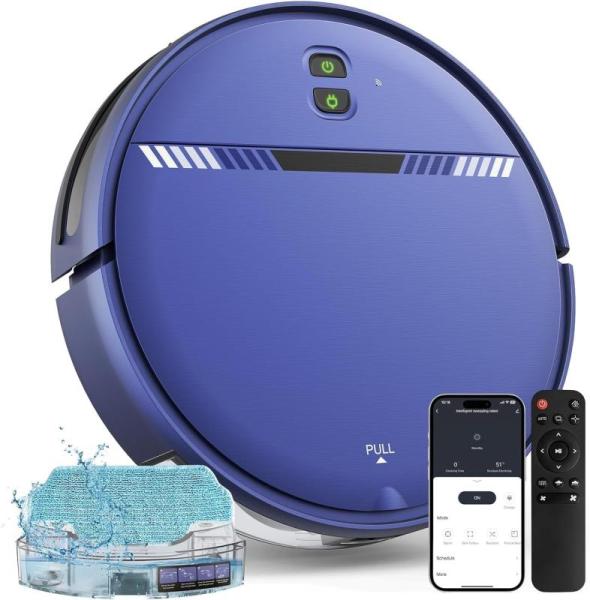 Home - XIEBro Life 2-in-1 Slim Robot Vacuum and Mop Combo, Linenwalas 4pc Queen American Cotton Sheets - MSRP $10,128