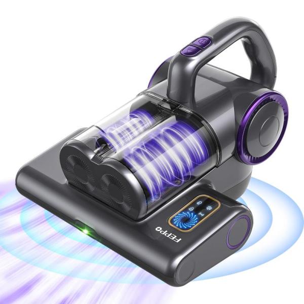 Home - FEPPO 500W Corded Handheld Mattress Vacuum Cleaner, patdrea 63" x 102" Designer Purple Tablecloth - MSRP $8,953