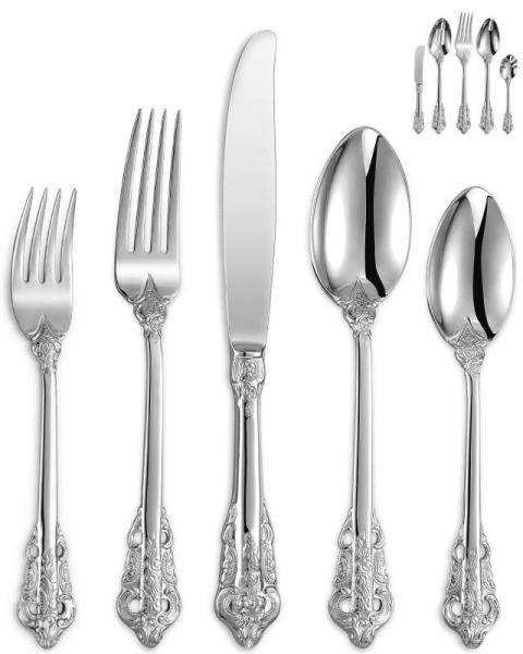 Kitchen - KEAWELL Gorgeous 65-Piece 18/10 Silverware Set, airyoyo 4-in-1 Electric Milk Frother & Steamer - MSRP $8,328