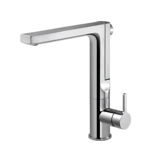 Home Improvement - Houzer ASCPU-460-PC Ascend Pull Up Kitchen Faucet, PCS-2500 SL Porcelain Kitchen Sink - MSRP $5,910