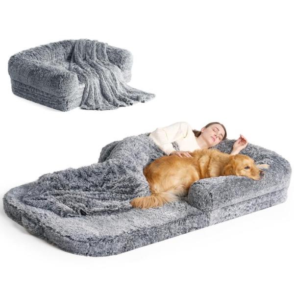 Pet Products - Eheyciga Foldable Human Dog Bed, Furluxe XL Stainless Steel Litter Box - MSRP $1,927
