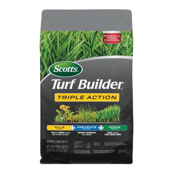 Lawn and Garden - Scotts Turf Builder Triple Action1 Weed Control, Scotts Turf Builder Starter Fertilizer - MSRP $1,501