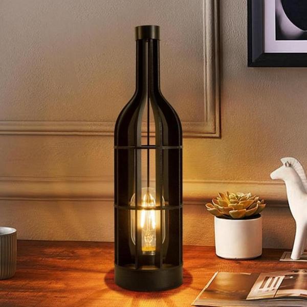 Amazon Clearance - Home Improvement - MJ PREMIER Wood Wine Bottle Shape Table Lamp, FADAYCAR Automatic Hydraulic Door Closer - MSRP $3,319