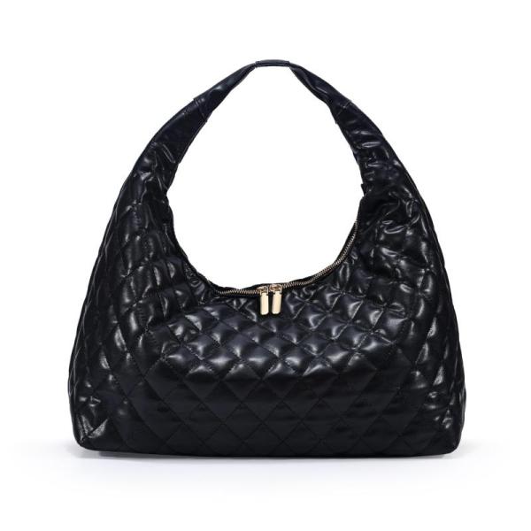 Handbags - TIKONT Women's Woven Foldable Leather Tote Hobo Bag, TIKONT Women's Ruched Shoulder Purse - MSRP $9,197