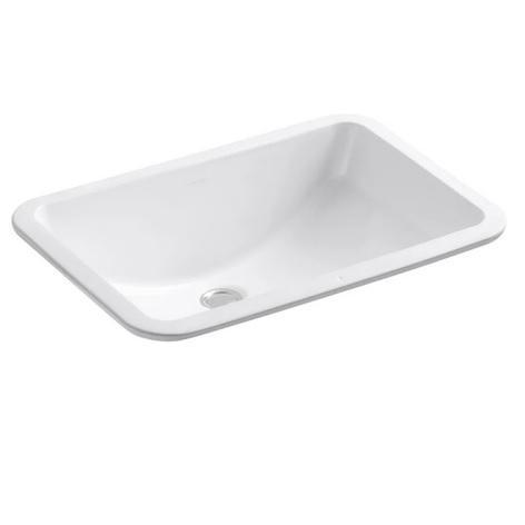 Kohler K-2214-G-0 Ladena 21" Rectangular Under Mount Bathroom Sink - MSRP $262