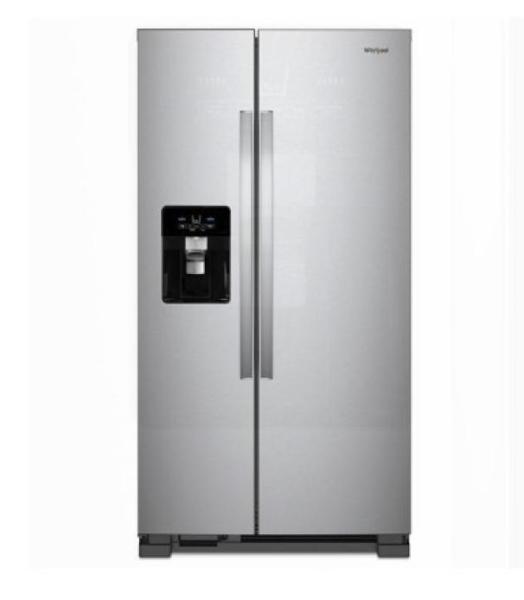 Whirlpool 36-inch Wide Side-by-Side Refrigerator - MSRP $1,500