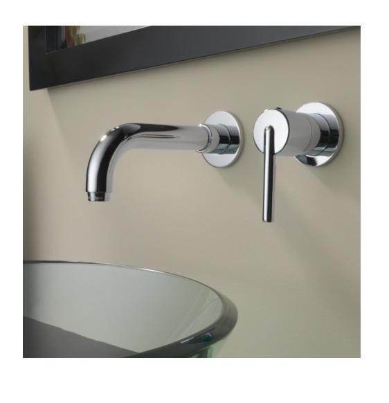 Housewares - Trinsic Wall Mounted Faucet, Miller Coffee Table Rustic Chestnut, Luzerne 30" Wall Clock - MSRP $3,833