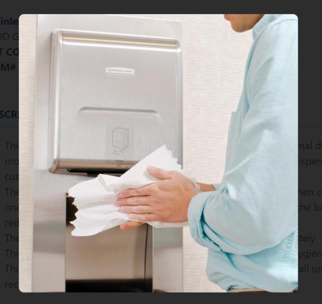 SS Recessed Power Towel Dispenser Housing with Trim - MSRP $19,000