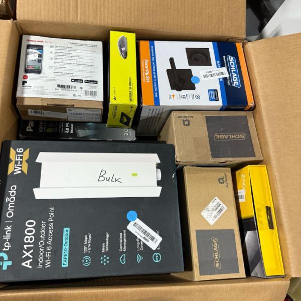 Electronics - AudioSource, NETGEAR, UNIDEN, Logitech - MSRP $9,817