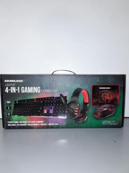 New - SoundLogicXT LIGHTUP 4-IN-1 Gaming Combo Kit - MSRP $59