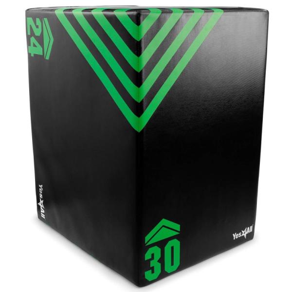 Sports - Yes4All 3 in 1 Foam Plyometric Jump Box, Yes4All 3 in 1 Wooden Plyo Box - MSRP $2,946