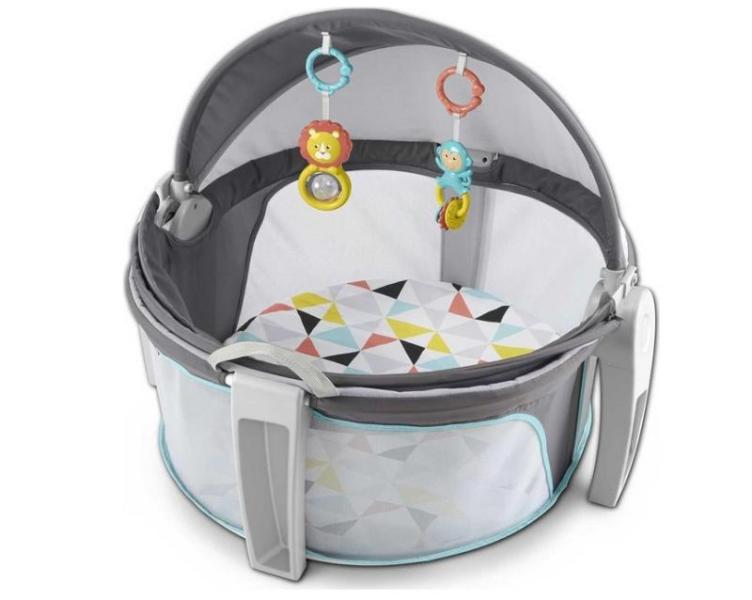 Fisher-Price Portable Bassinet On-The-Go Baby Dome, Windmill - MSRP $99