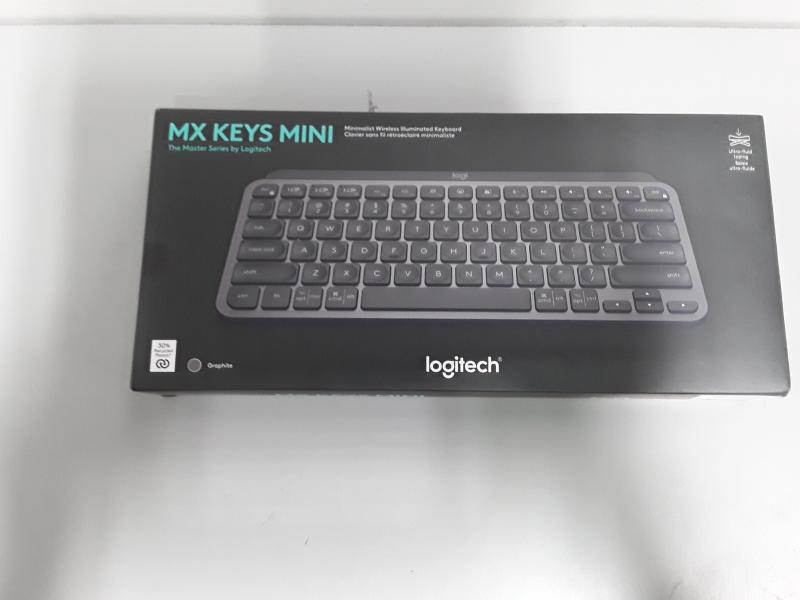 Logitech MX Keys Mini Minimalist Wireless Bluetooth Illuminated Backlit USB-C Graphite Keyboard - MSRP $99