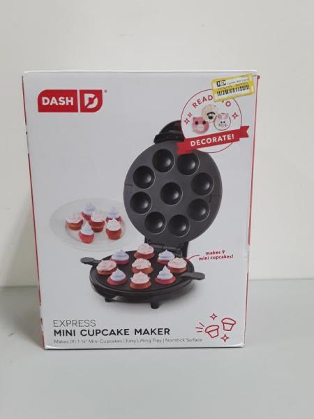 Express Mini Cupcake Maker: Dash Nonstick Surface - Est Retail $29