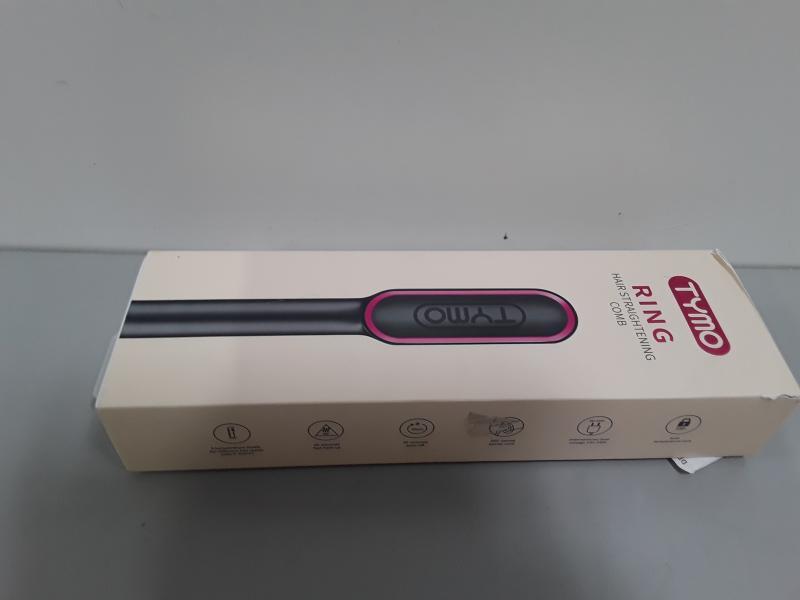 TYMO Ring Hair Straightening Comb Black 1 1/2" - Est Retail $49