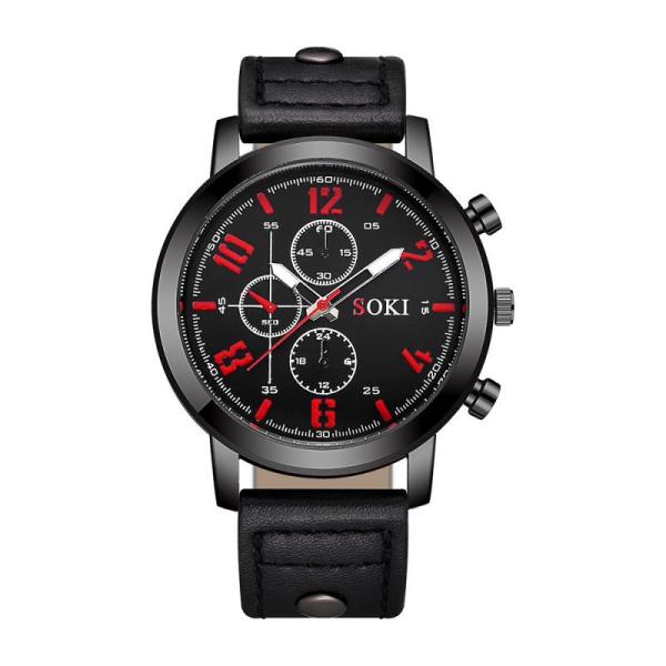 (25) Leather Soki sports watches MRSP $1,275.00