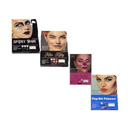 48PCS Of Halloween Make Up Kit for Adults