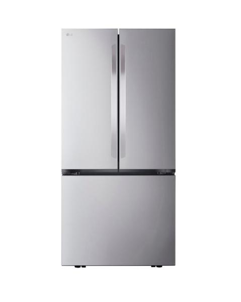 Shelf Pull Appliances - LG Electronics LRFNS2200S 30" W 22 cu. ft. French Door Refrigerator - MSRP $1,594