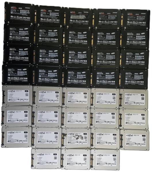 SOLID STATE DRIVES - 480GB, 500GB, 512GB 2.5" SATA SSDs *MIXED BRANDS*