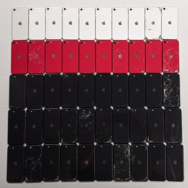 Apple iPhone 8+, 8 and SE 2, Unlocked, 24 Units, Used, MSRP $15,950