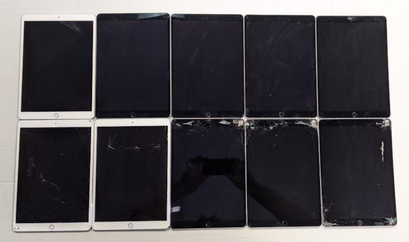 Apple iPad 8, Pro 2nd Gen, Mini 5 & More, 54 Units, Used, MSRP $38,100