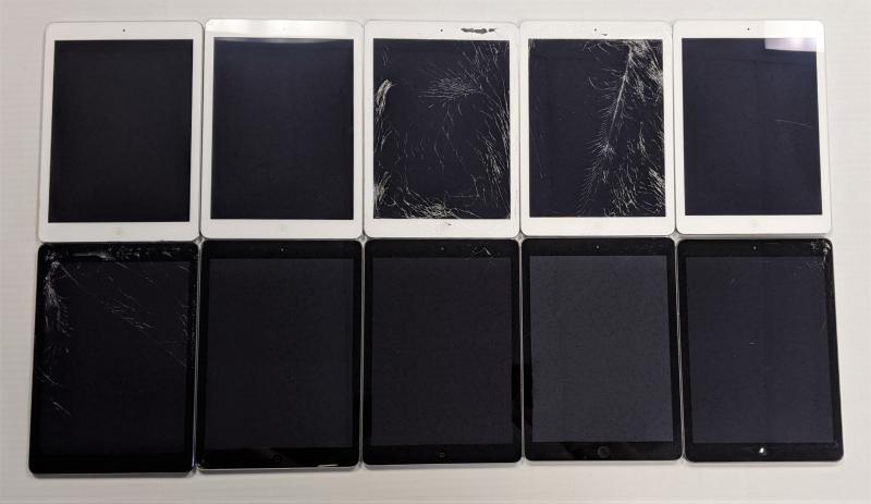 Apple iPad Air 2, & iPad Air 1st Gen, 100 Units, Used, MSRP $50,000