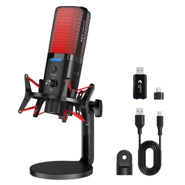 Yanmai X3W Wireless/Wired Dual Mode RGB Gaming Noise Reduction Microphone - MSRP $33