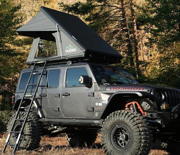 Hard Shell Roof Top Tent for 2-3 Person, Suitable for Jeep SUV/Truck/Van/Camping Car - MSRP $1,178
