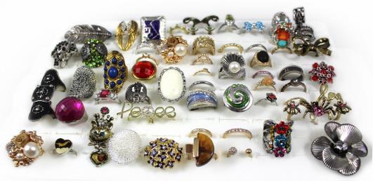 Assorted Design Stylish Wholesale 1047 Rings Women Fashion Jewelries