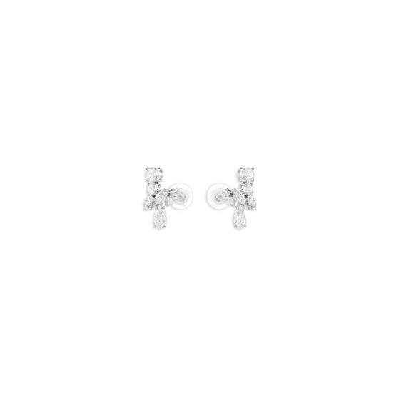 Jewelry- Swarovski Matrix Mixed Cut Crystal Clip Stud Earrings, Argento Vivo Snake Chain Necklace -Original MSRP $1,775