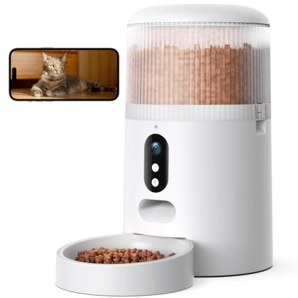Pet Products - Faroro Automatic Cat Feeder with Camera, Blingbling Petsfun GPS Wireless Dog Fence System - MSRP $6,251