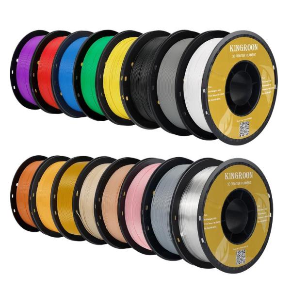 General Merch- Kingroon 16KG Rainbow Silk PLA Filament Bundle, ANDMON MINI400 Solar Electric Fence Charger -MSRP $9,198
