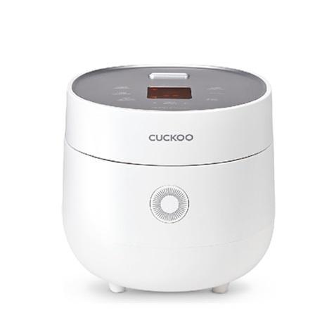 CUCKOO Rice Cooker 3 Cup Uncooked/6 Cup Cooked, Non-Stick Inner Pot, White - MSRP $74