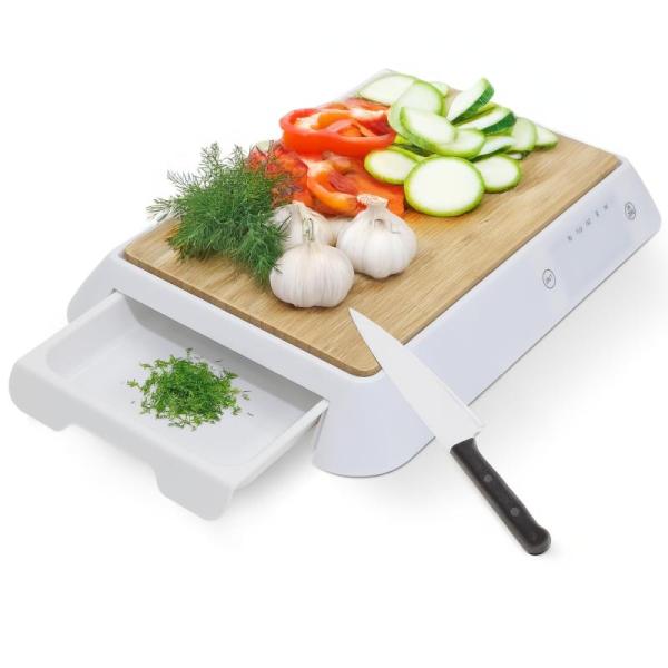 Kitchen - 3-in-1 Bamboo Cutting Board, Apple Corer Fruit&Vegetable Peeler - MSRP $14,345