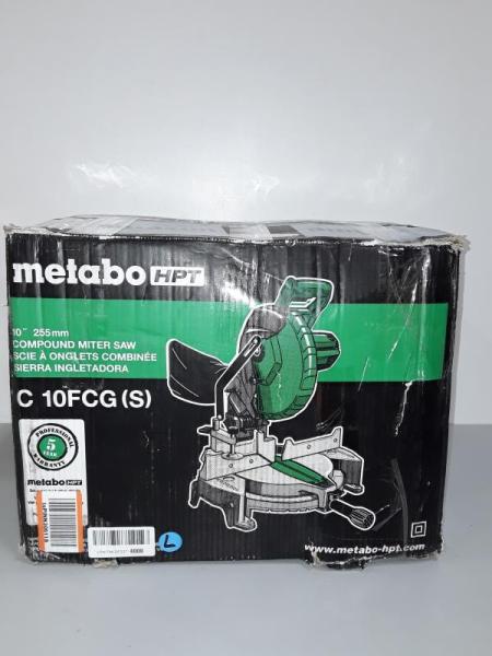Metabo HPT 10in Compound Miter Saw, 15-Amp - MSRP $135