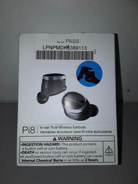 Bowers & Wilkins - Pi8 True Wireless Noise Cancelling In-Ear Earbuds - MSRP $399