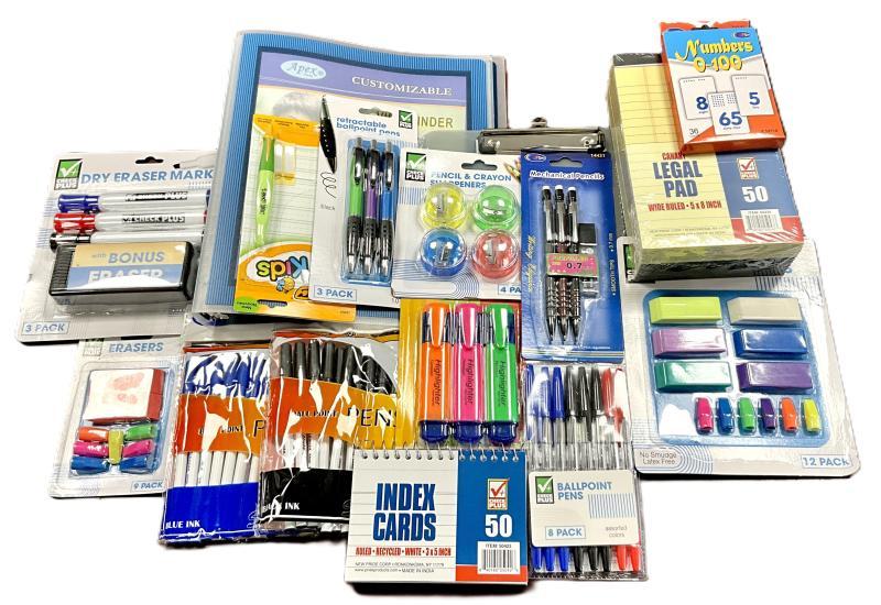 1 Pallet Of New Overstock Office/School Supplies- MSRP $7,968