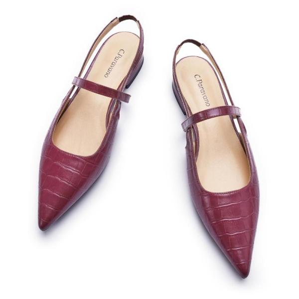 Shoes - C.Paravano Pointed-Toe Slingback Flats, Wetkiss Knee High Cowgirl Boots, STQ Walking Slip-ons - MSRP $2,555
