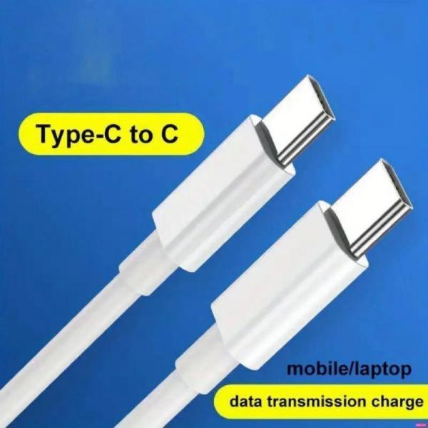 New 400pc -PD Type-C- Cable For iPhone 16, 15,