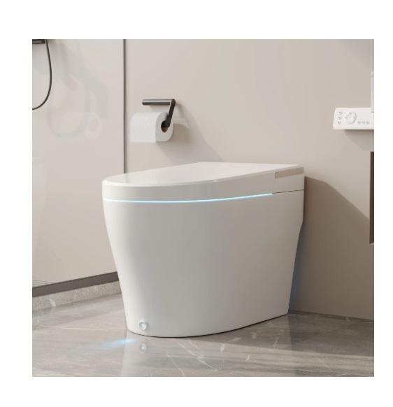 Housewares - Jenavicia 8-Light 41" Shaded Modern Linear Chandelier, Smart Bidet Toilet Quiet-Closed - MSRP $2,635