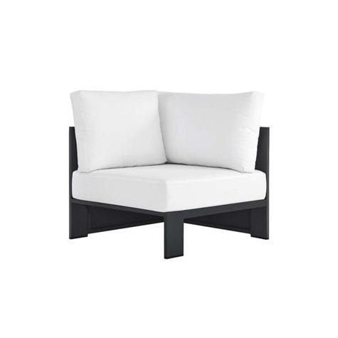 Furniture - Modway Tahoe Patio Aluminum Modular Corner Chair, Poly & Bark Hamm Dining Chair - Est Retail $3,561