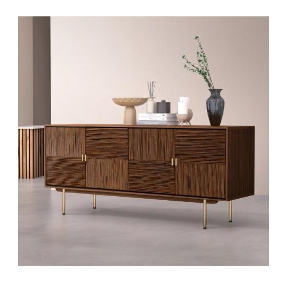 Furniture - Mercer41 Modern Zacory 63" W Drawered Sideboard, Hawkins Standard Upholstered Armchair, Delta - MSRP $4,155