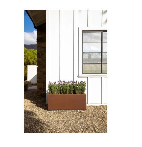 Housewares - Corten Steel Series Long Box Planter, St. Tropez 1pc Elongated Toilet, Plattsburgh Nightstand -MSRP $2,321