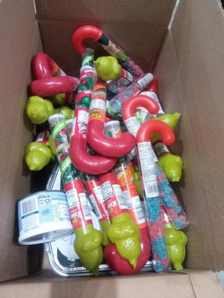 Grocery - DreamBone Holiday Pretzel Sticks, Progresso Vegetable Soup, Black Forest Gummy Bears - MSRP $7,587