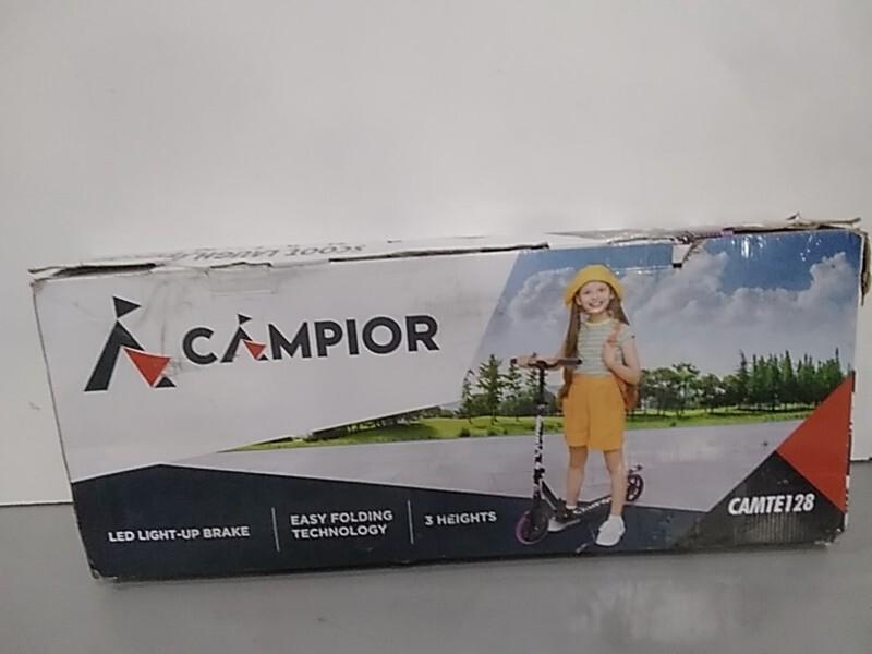 Kick Scooter for Ages 6+, Max Load 240 LBS, Foldable, 8-inch Big Wheels, Purple - MSRP $69