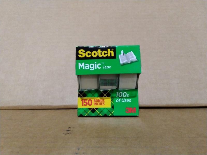 Pallet of "Scotch Magic"" Tape with Refillable Dispensers - MSRP $6,612