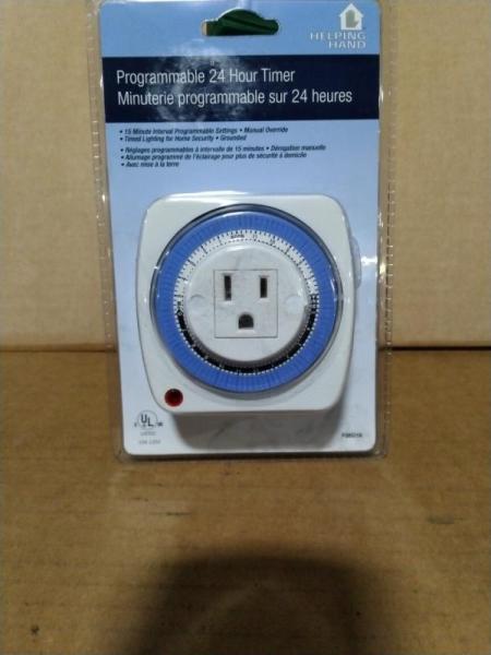 Pallet of HelpingHand Programmable 24 Hour Timer for Outlets - MSRP $10,266