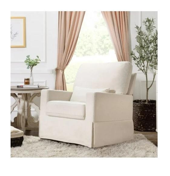 TRUCKLOAD - Housewares - Crawford Pillowback Comfort Swivel Glider, Gooding Coffee Table, Latitude Run - MSRP $21,761